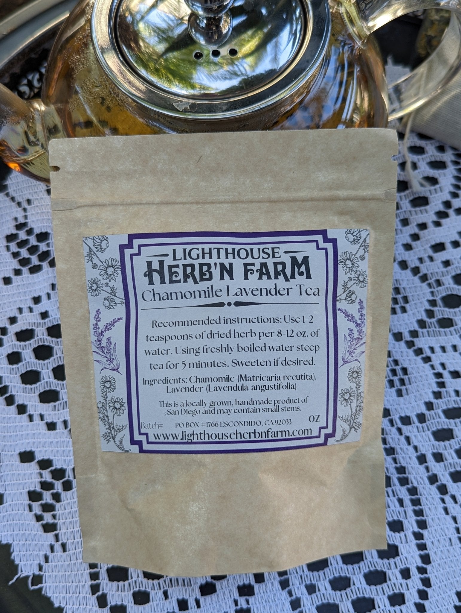 Chamomile Lavender Tea - Lighthouse Herb'n Farm