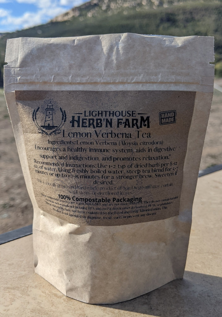 Lemon Verbena Tea - Lighthouse Herb'n Farm