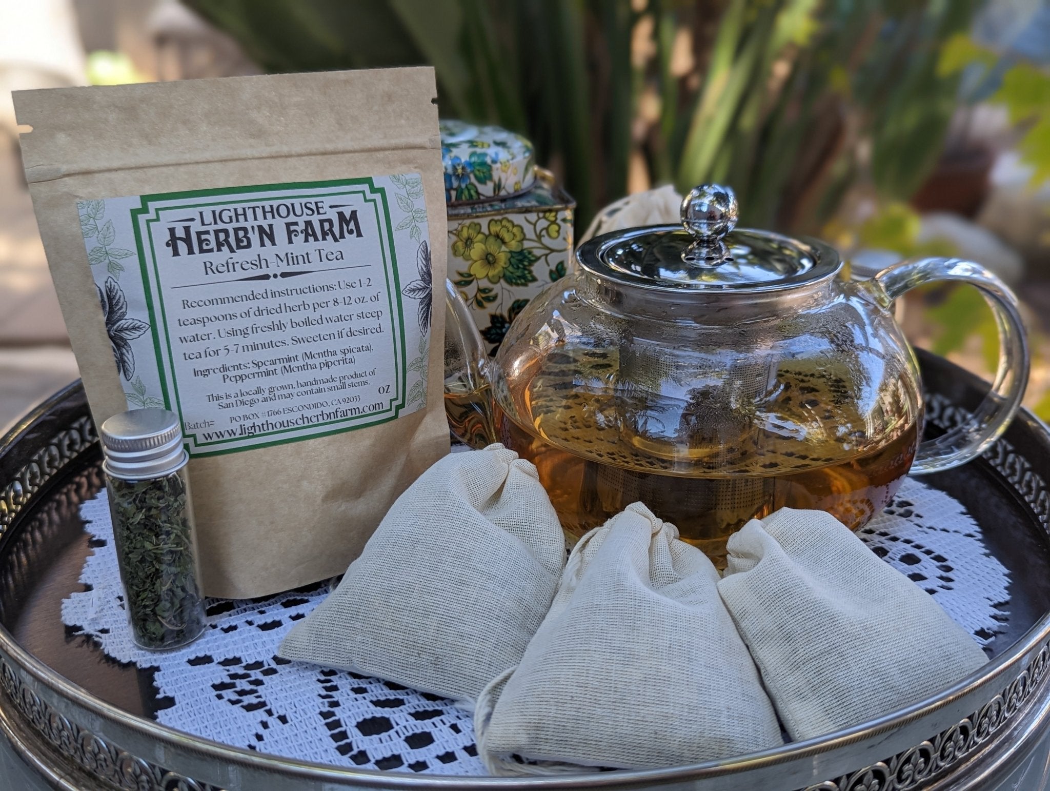 Refresh•Mint Tea - Lighthouse Herb'n Farm