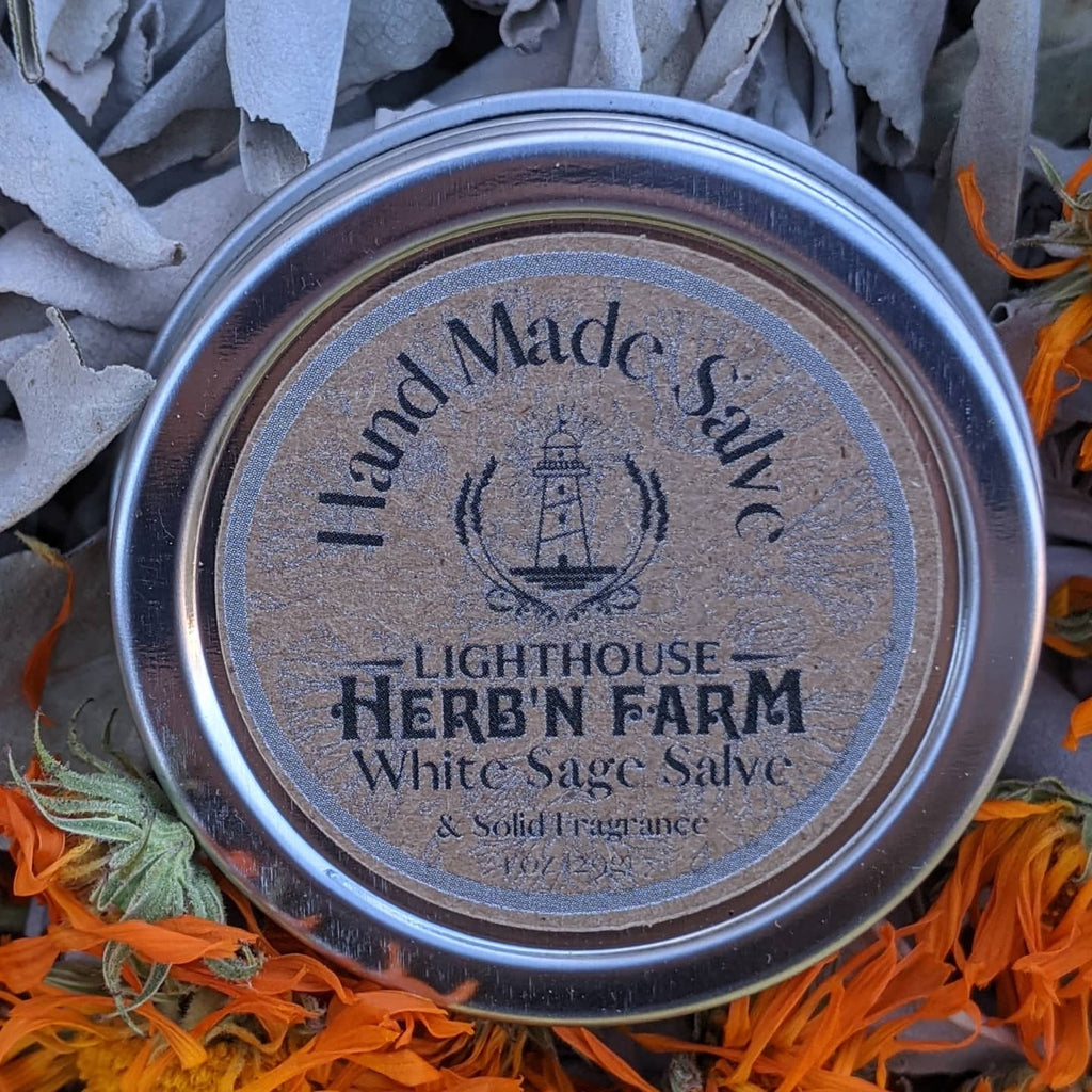 White Sage Salve and Solid Fragrance - Lighthouse Herb'n Farm